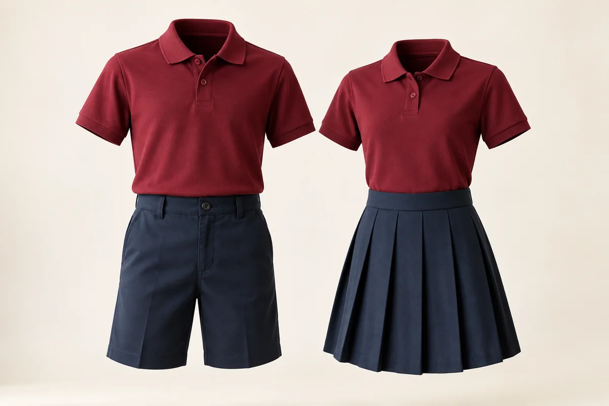 夏季校服 / 班服效果示意