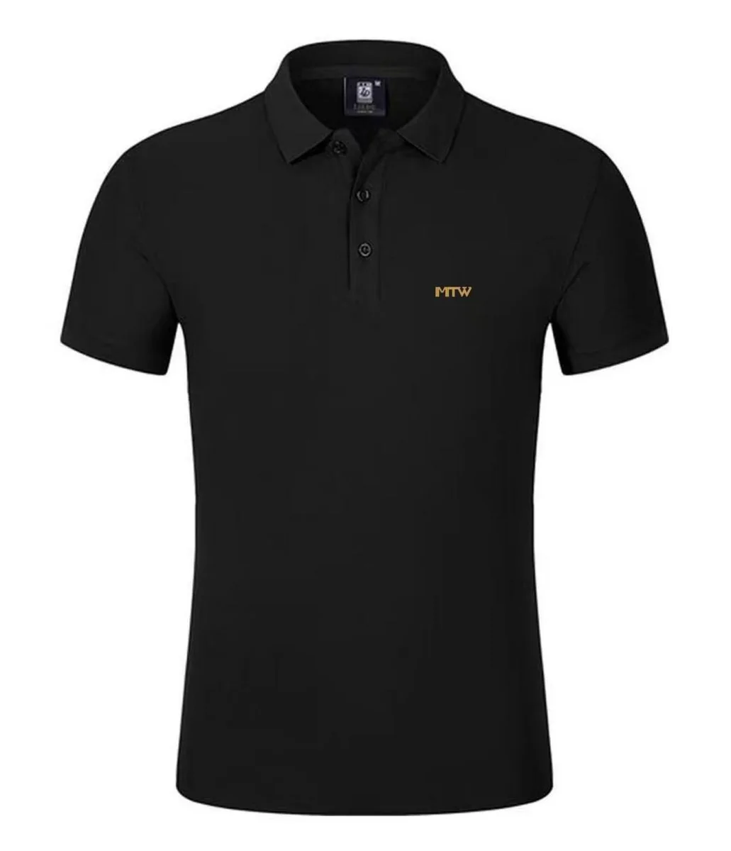 黑色短袖POLO