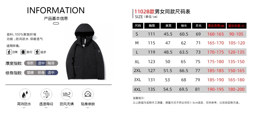 尺码与产品信息 · 第23页